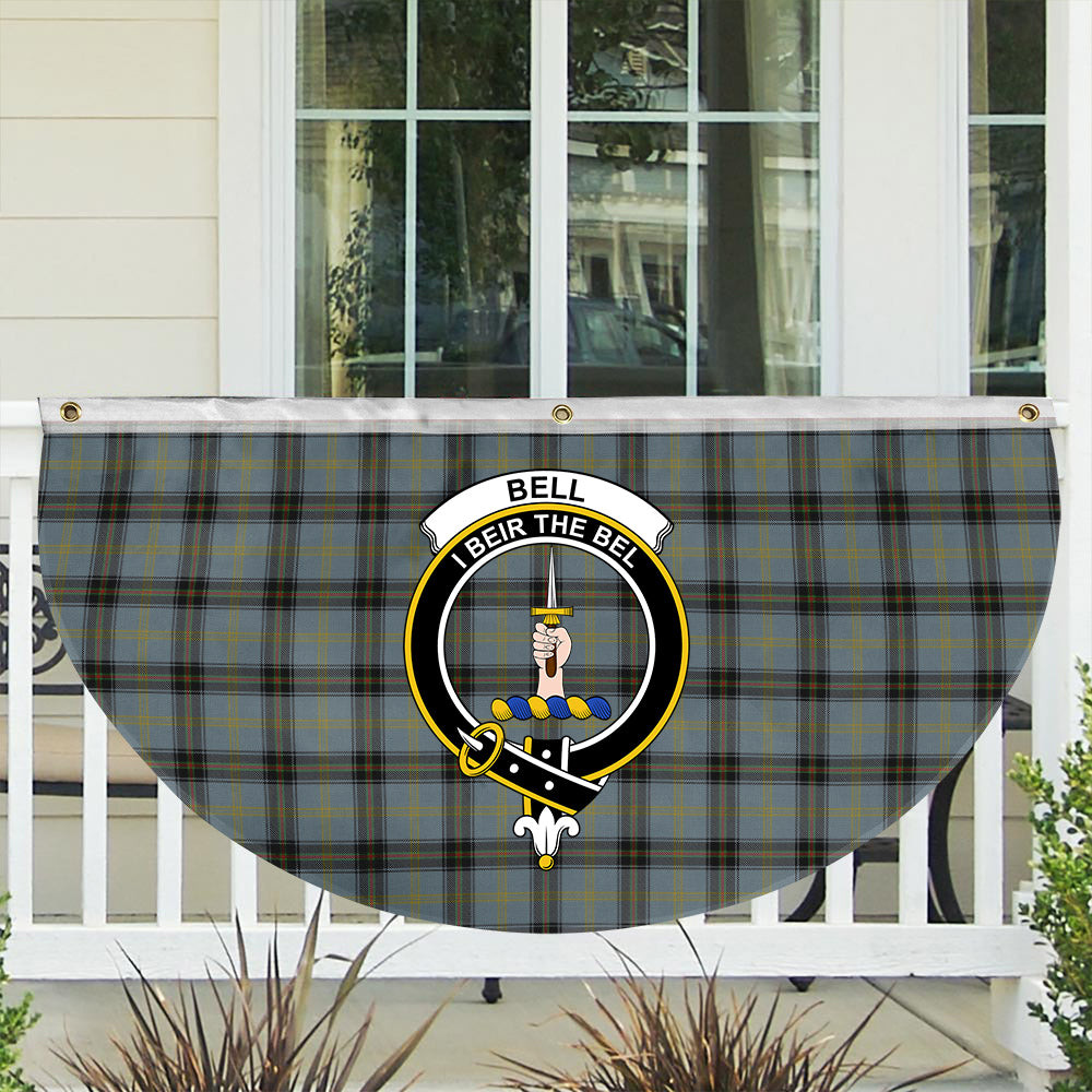 ScotsTee Shop Scottish Bell of the Borders Crest Tartan Non-Pleated Fan Flag Bunting Banner