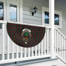 ScotsTee Shop Scottish Cairns Crest Tartan Non-Pleated Fan Flag Bunting Banner