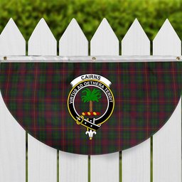 ScotsTee Shop Scottish Cairns Crest Tartan Non-Pleated Fan Flag Bunting Banner