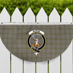 ScotsTee Shop Scottish Burns Check Crest Tartan Non-Pleated Fan Flag Bunting Banner