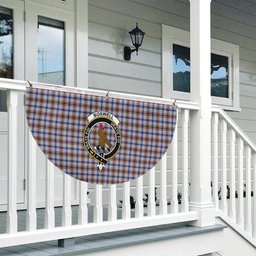 ScotsTee Shop Scottish Boswell Crest Tartan Non-Pleated Fan Flag Bunting Banner
