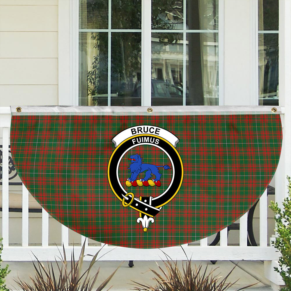 ScotsTee Shop Scottish Bruce Hunting Ancient Crest Tartan Non-Pleated Fan Flag Bunting Banner