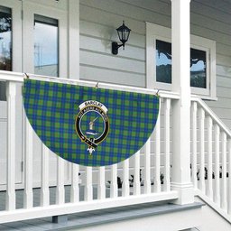 ScotsTee Shop Scottish Barclay Hunting Ancient Crest Tartan Non-Pleated Fan Flag Bunting Banner