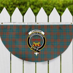 ScotsTee Shop Scottish Cameron Hunting Ancient Crest Tartan Non-Pleated Fan Flag Bunting Banner