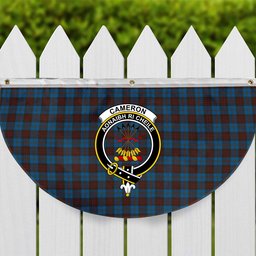 ScotsTee Shop Scottish Cameron Hunting Crest Tartan Non-Pleated Fan Flag Bunting Banner