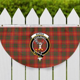 ScotsTee Shop Scottish Burns (Burns 1930) Ancient Crest Tartan Non-Pleated Fan Flag Bunting Banner