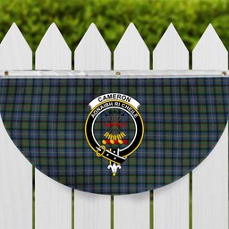 ScotsTee Shop Scottish Cameron of Erracht Ancient Crest Tartan Non-Pleated Fan Flag Bunting Banner