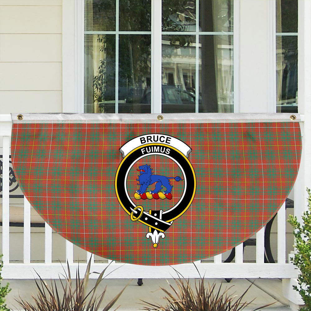ScotsTee Shop Scottish Bruce Ancient Crest Tartan Non-Pleated Fan Flag Bunting Banner