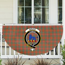ScotsTee Shop Scottish Bruce Ancient Crest Tartan Non-Pleated Fan Flag Bunting Banner