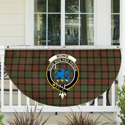 ScotsTee Shop Scottish Bowie Black Ancient Crest Tartan Non-Pleated Fan Flag Bunting Banner