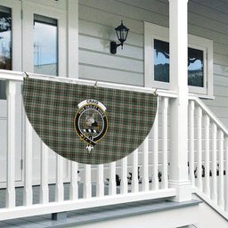 ScotsTee Shop Scottish Craig Ancient Crest Tartan Non-Pleated Fan Flag Bunting Banner