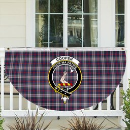ScotsTee Shop Scottish Cooper Dress Dalgliesh 1 Crest Tartan Non-Pleated Fan Flag Bunting Banner