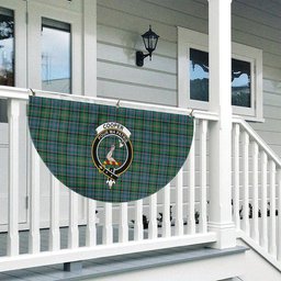 ScotsTee Shop Scottish Cooper Ancient Crest Tartan Non-Pleated Fan Flag Bunting Banner