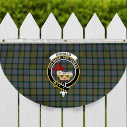 ScotsTee Shop Scottish Donald Ancient Crest Tartan Non-Pleated Fan Flag Bunting Banner