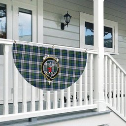 ScotsTee Shop Scottish Colquhoun Dress Ancient Crest Tartan Non-Pleated Fan Flag Bunting Banner