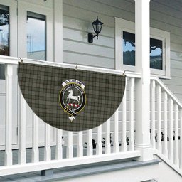 ScotsTee Shop Scottish Cochrane Hunting (1) Crest Tartan Non-Pleated Fan Flag Bunting Banner