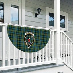 ScotsTee Shop Scottish Colquhoun Ancient Clan Crest Tartan Non-Pleated Fan Flag Bunting Banner