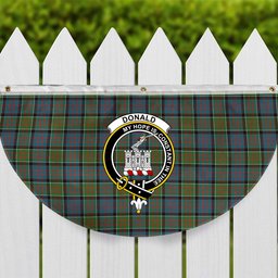ScotsTee Shop Scottish Donald of Clan Ranald Ancient Crest Tartan Non-Pleated Fan Flag Bunting Banner