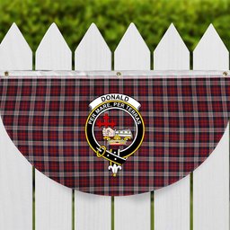 ScotsTee Shop Scottish Donald Dress Irish Crest Tartan Non-Pleated Fan Flag Bunting Banner