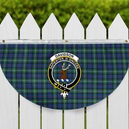 ScotsTee Shop Scottish Davidson of Tulloch SC Crest Tartan Non-Pleated Fan Flag Bunting Banner