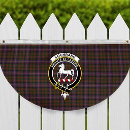 ScotsTee Shop Scottish Cochrane 1974 Crest Tartan Non-Pleated Fan Flag Bunting Banner