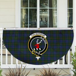 ScotsTee Shop Scottish Colquhoun Crest Tartan Non-Pleated Fan Flag Bunting Banner