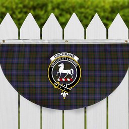 ScotsTee Shop Scottish Cochrane 1984 Crest Tartan Non-Pleated Fan Flag Bunting Banner