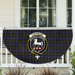 ScotsTee Shop Scottish Cochrane 1984 Crest Tartan Non-Pleated Fan Flag Bunting Banner