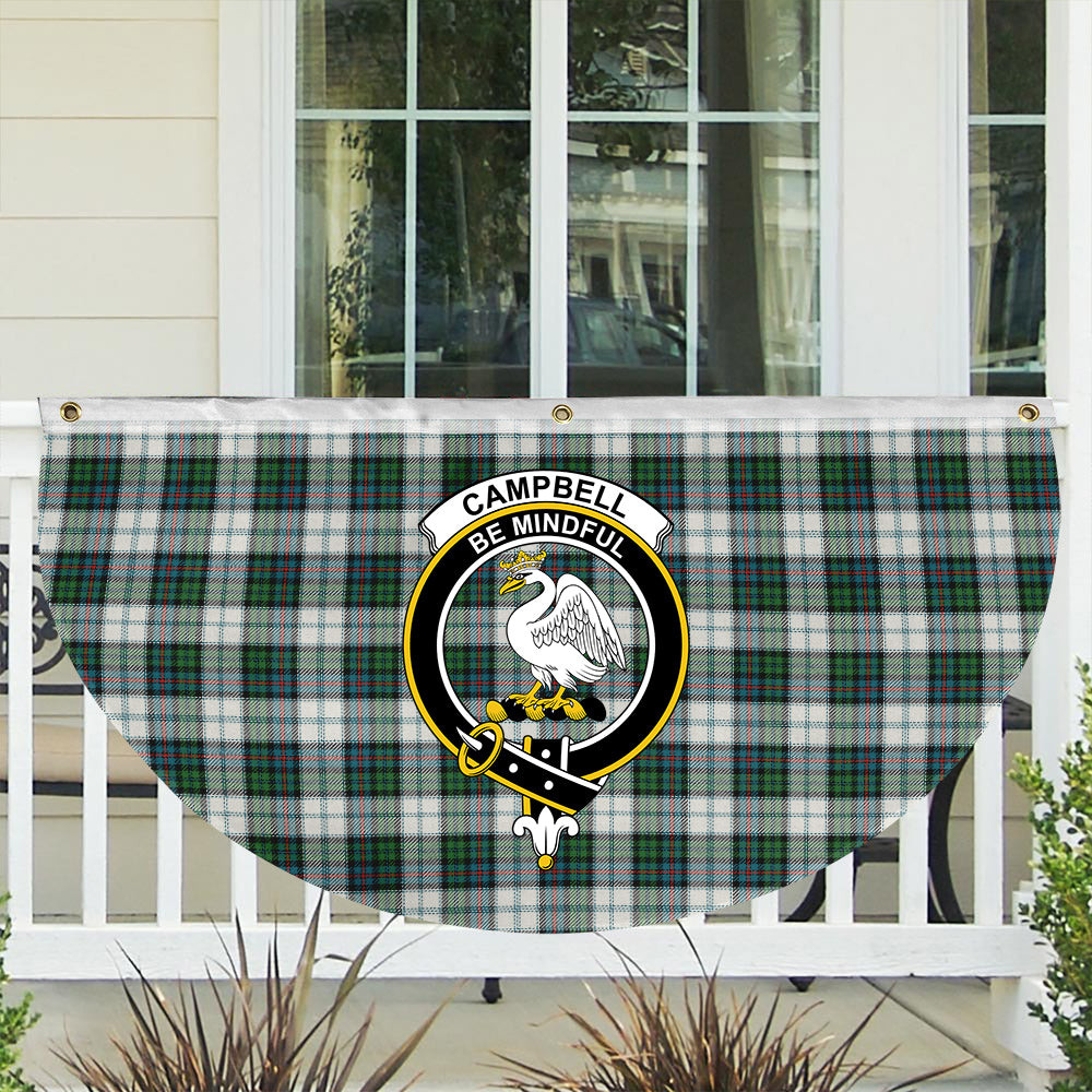 ScotsTee Shop Scottish Campbell of Cawdor Dress Ancient Crest Tartan Non-Pleated Fan Flag Bunting Banner