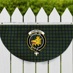 ScotsTee Shop Scottish Campbell of Breadalbane Modern Crest Tartan Non-Pleated Fan Flag Bunting Banner