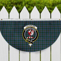 ScotsTee Shop Scottish Cockburn Ancient Crest Tartan Non-Pleated Fan Flag Bunting Banner