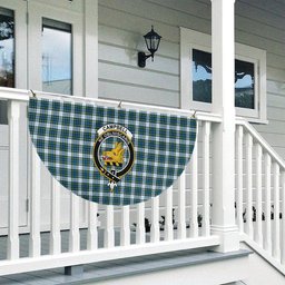 ScotsTee Shop Scottish Campbell Dress Ancient 02 Crest Tartan Non-Pleated Fan Flag Bunting Banner