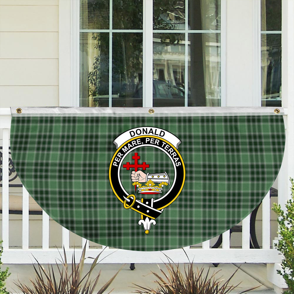 ScotsTee Shop Scottish Donald Lord of the Isles Hunting Crest Tartan Non-Pleated Fan Flag Bunting Banner