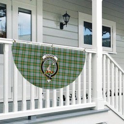ScotsTee Shop Scottish Cooper Dress Dalgleish 2 Crest Tartan Non-Pleated Fan Flag Bunting Banner