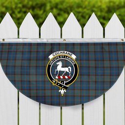 ScotsTee Shop Scottish Cochrane Hunting Modern Crest Tartan Non-Pleated Fan Flag Bunting Banner