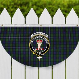 ScotsTee Shop Scottish Donnachaidh Robertson Crest Tartan Non-Pleated Fan Flag Bunting Banner