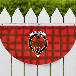 ScotsTee Shop Scottish Darroch Crest Tartan Non-Pleated Fan Flag Bunting Banner
