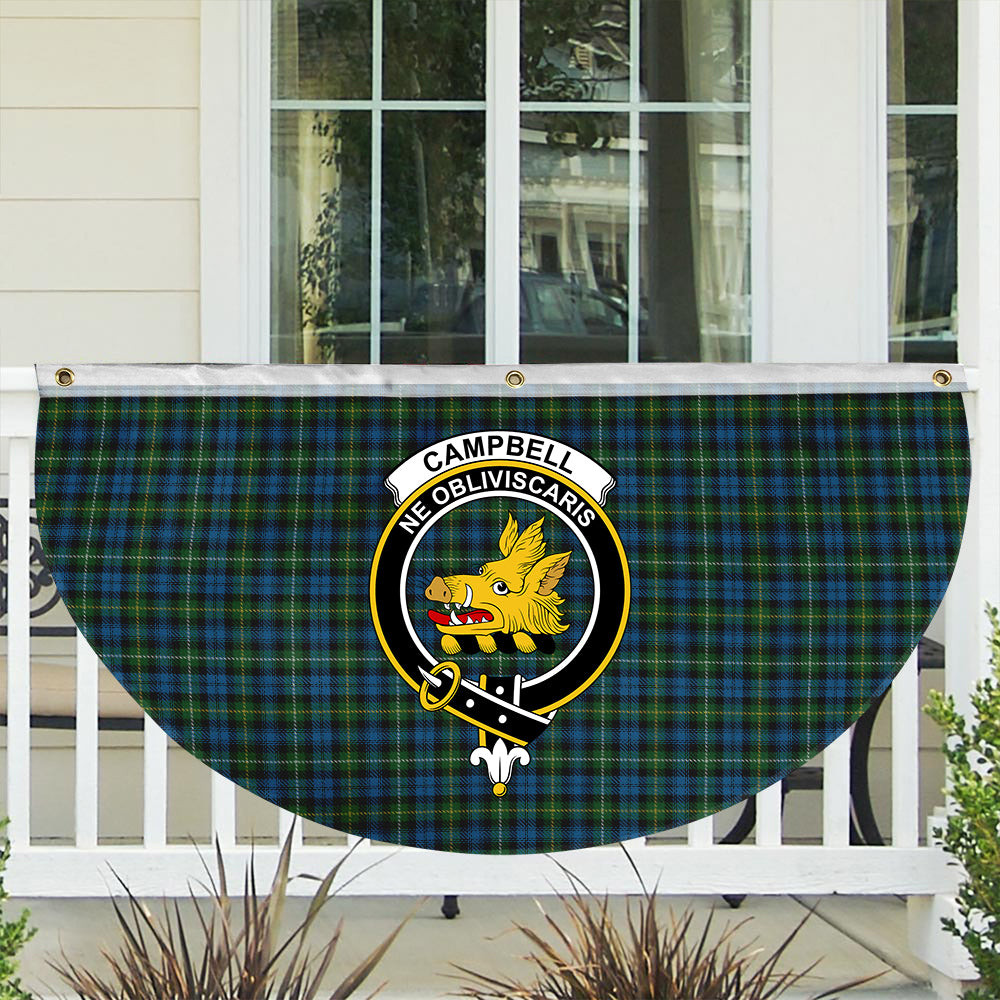 ScotsTee Shop Scottish Campbell of Argyll no guards Crest Tartan Non-Pleated Fan Flag Bunting Banner