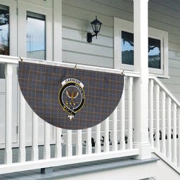 ScotsTee Shop Scottish Carnegie Check Ancient Crest Tartan Non-Pleated Fan Flag Bunting Banner