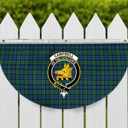 ScotsTee Shop Scottish Campbell Ancient 02 Crest Tartan Non-Pleated Fan Flag Bunting Banner