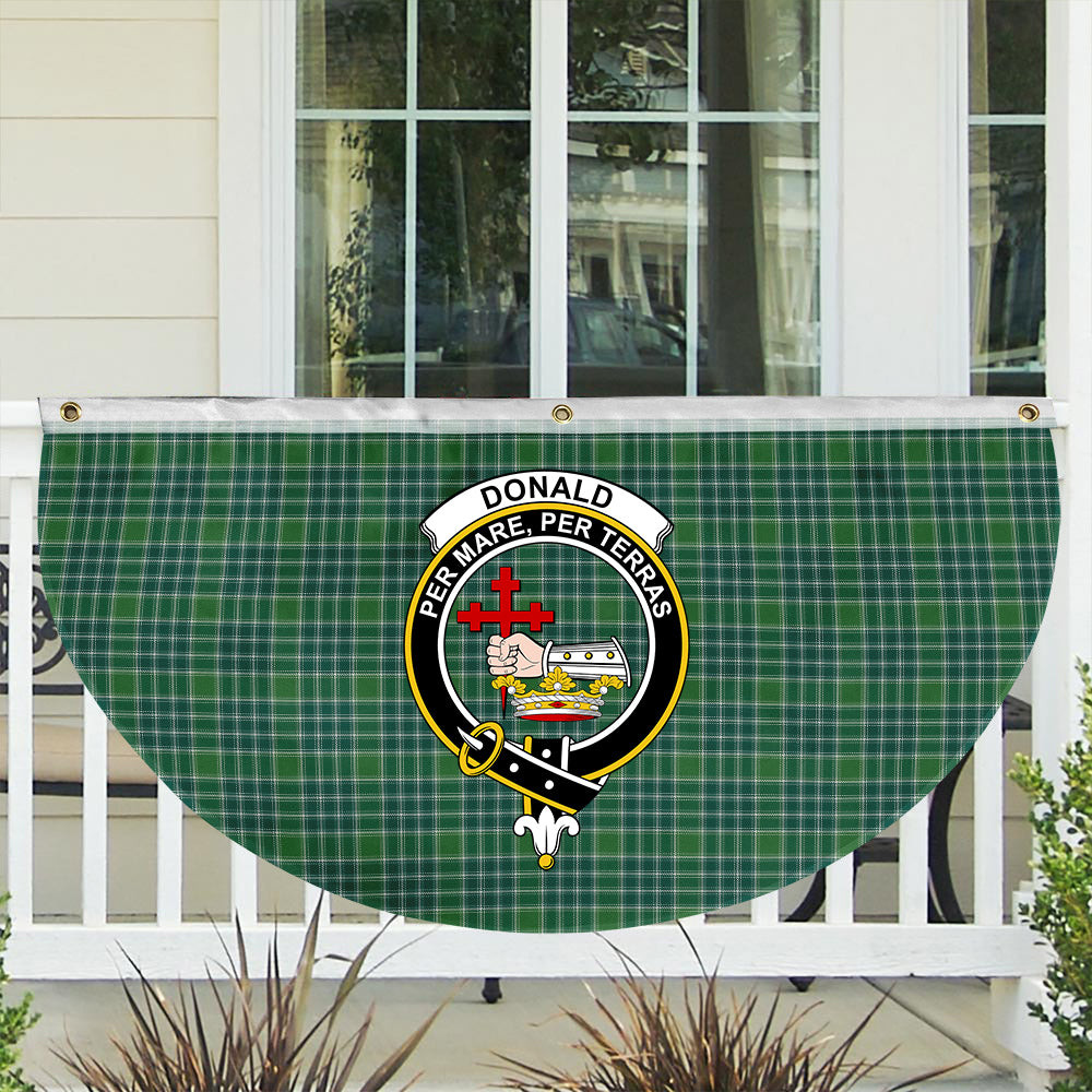 ScotsTee Shop Scottish Donald Lord of the Isles Hunting Ancient Crest Tartan Non-Pleated Fan Flag Bunting Banner