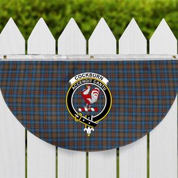 ScotsTee Shop Scottish Cockburn Brown Ancient Crest Tartan Non-Pleated Fan Flag Bunting Banner