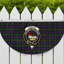 ScotsTee Shop Scottish Donald Crest Tartan Non-Pleated Fan Flag Bunting Banner