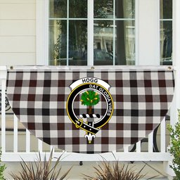 ScotsTee Shop Scottish Hogg Modern Crest Tartan Non-Pleated Fan Flag Bunting Banner