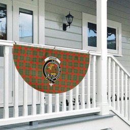 ScotsTee Shop Scottish Gregor Ancient Crest Tartan Non-Pleated Fan Flag Bunting Banner
