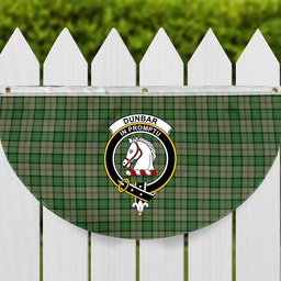 ScotsTee Shop Scottish Dunbar Hunting Ancient Crest Tartan Non-Pleated Fan Flag Bunting Banner