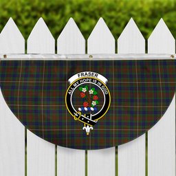 ScotsTee Shop Scottish Fraser Hunting 1 Crest Tartan Non-Pleated Fan Flag Bunting Banner