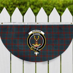 ScotsTee Shop Scottish Gordon 3 Crest Tartan Non-Pleated Fan Flag Bunting Banner