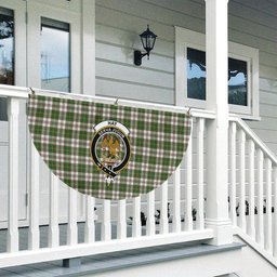 ScotsTee Shop Scottish Hay Dress Ancient Crest Tartan Non-Pleated Fan Flag Bunting Banner