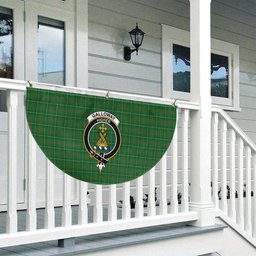 ScotsTee Shop Scottish Galloway Hunting Ancient Crest Tartan Non-Pleated Fan Flag Bunting Banner